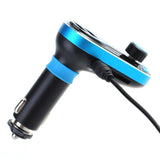 Hands free car FM Transmitter with 2 USB port charger