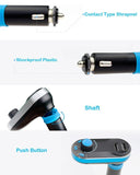 Hands free car FM Transmitter with 2 USB port charger