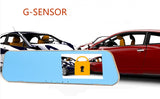 Car DVR Camera Rear-view Mirror Auto Video Recorder with Dual Lens