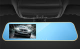 Car DVR Camera Rear-view Mirror Auto Video Recorder with Dual Lens
