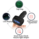 Smart Dual USB Car Charger Adapter (2 USB Port) Led 2.4A