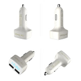 Smart Dual USB Car Charger Adapter (2 USB Port) Led 2.4A