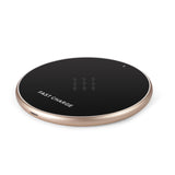 Qi wireless USB portable Metal disk  charger