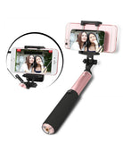 Monopod Selfie Stick with Bluetooth Remote Control