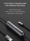 Combo Data and Power Bank Lightning with Type-C