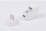 Dual USB ports travel wall charger (2 USB ports)