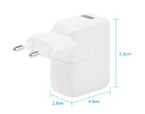 Dual USB ports travel wall charger (2 USB ports)