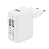 Dual USB ports travel wall charger (2 USB ports)