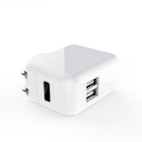 Dual USB ports travel wall charger (2 USB ports)