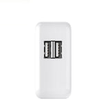 Dual USB ports travel wall charger (2 USB ports)