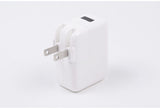 Dual USB ports travel wall charger (2 USB ports)