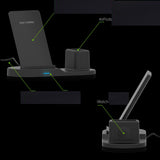 Wireless charger 3 in 1 multi-function