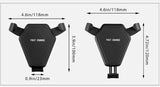 Qi wireless Fast car charger with Car mount kits.