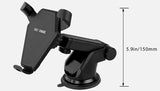 Qi wireless Fast car charger with Car mount kits.