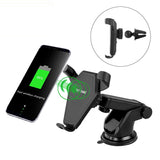 Qi wireless Fast car charger with Car mount kits.
