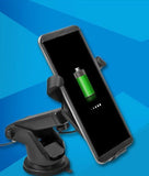 Qi wireless Fast car charger with Car mount kits.