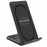 Qi wireless Standing Fast charger with fan
