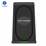Qi wireless Standing Fast charger with fan