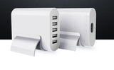 Multi Ports USB Travel Rapid Wall Charger (5V 8A Portable 5 USB Ports)