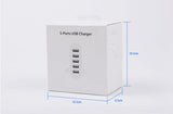 Multi Ports USB Travel Rapid Wall Charger (5V 8A Portable 5 USB Ports)