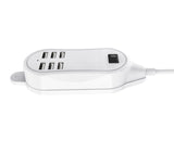 6-USB port Desktop Charger with Cable
