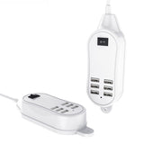 6-USB port Desktop Charger with Cable