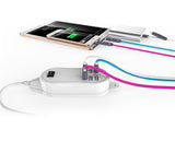 6-USB port Desktop Charger with Cable