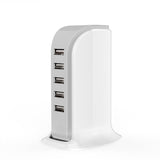 Multi-USB Port Mini Desktop Charger Power Adapter (5V 6A 5-USB)