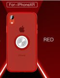 Transparent Two-Piece Magnetic Case with Ring Stand