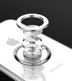 Transparent Two-Piece Magnetic Case with Ring Stand