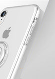 Transparent Two-Piece Magnetic Case with Ring Stand