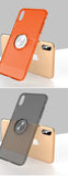 Transparent Two-Piece Magnetic Case with Ring Stand