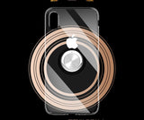 Transparent Two-Piece Magnetic Case with Ring Stand