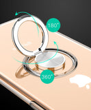 Transparent Two-Piece Magnetic Case with Ring Stand