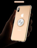 Transparent Two-Piece Magnetic Case with Ring Stand