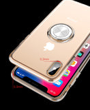 Transparent Two-Piece Magnetic Case with Ring Stand