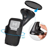 Qi Wireless Charger with suction car mount