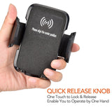 Qi Wireless Charger with suction car mount