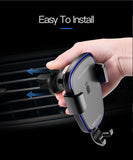 Automatic Fast Wireless Car Charger for iPhone Samsung Huawei Xiaomi
