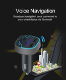Bluetooth FM Transmitter USB charger port