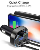Bluetooth FM Transmitter USB charger port