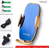 Auto-Clamping Infrared Sensor Cell Phone 15W Magnetic Car Holder Wireless Car Fast Charger