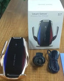 Auto-Clamp 15W Car Air Vent Mount Wireless Quick Phone Charger model S7