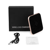 Qi wireless USB portable Metal disk  charger