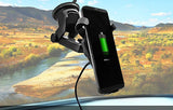 Qi wireless Fast car charger with Car mount kits.