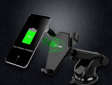 Qi wireless Fast car charger with Car mount kits.