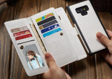 Phone Case 9-Card Wallet Leather with Magnetic Detachable